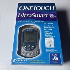 BRAND NEW OneTouch UltraSmart Blood Glucose Monitoring System Monitor As Is READ